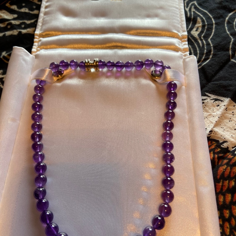 Genuine Amethyst Necklace